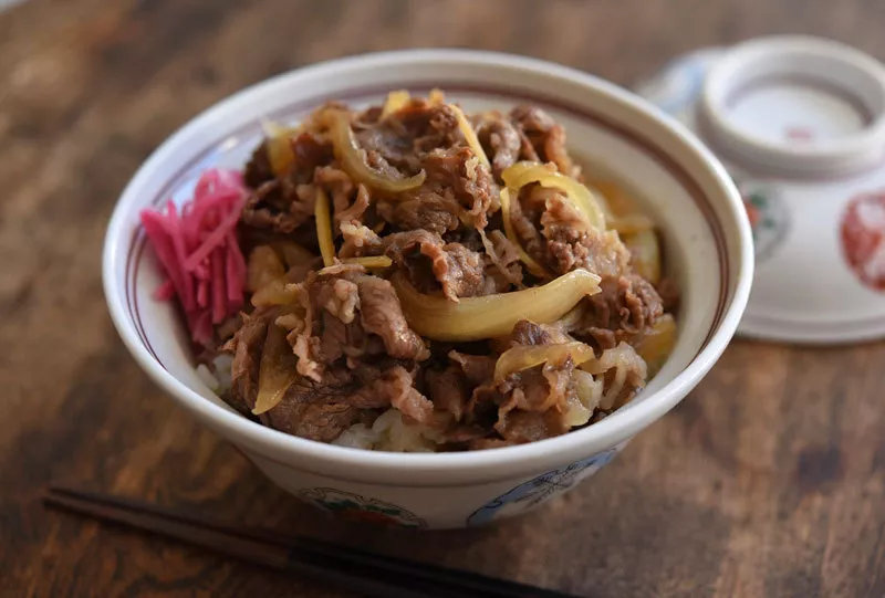 自制日式牛丼