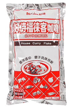 好侍 福徕客咖喱（碎片状）中辣1kg